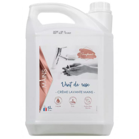 SIMPLEMENT- Crème lavante vent de rose 5L SIMPLEMENT- Crème lavante vent de rose 5L