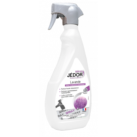 JEDOR- Spray désodorisant Lavande 500ml JEDOR- Spray désodorisant Lavande 500ml