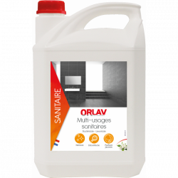 ORLAV- Multiusages sanitaires fleurs blanches jasmin 5L