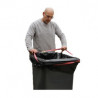 Sangle rouge pour conteneur à déchets