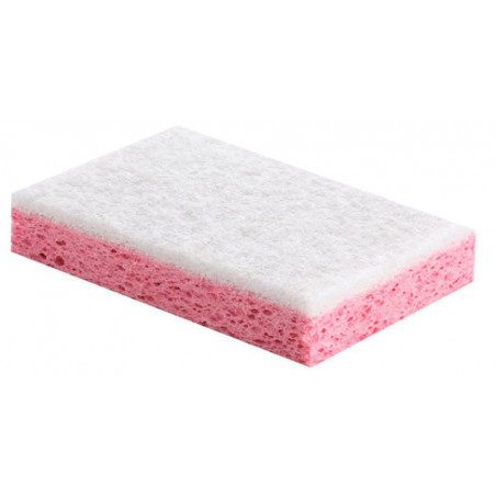 Eponge rose abrasive blanche Eponge rose abrasive blanche